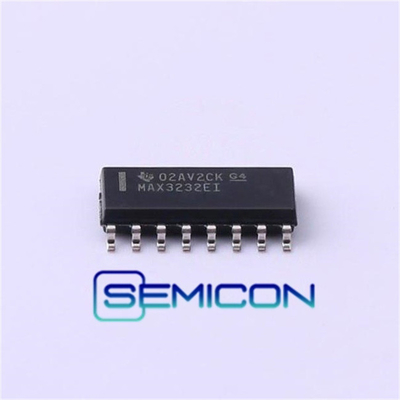 MAX3232EIDR সেমিকন IC চিপ SOIC-16 ±15kV IEC ESD সুরক্ষিত 3V-5.5V মাল্টিচ্যানেল RS-232 লাইন ড্রাইভার রিসিভার